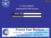 User Login Screen User Login Screen